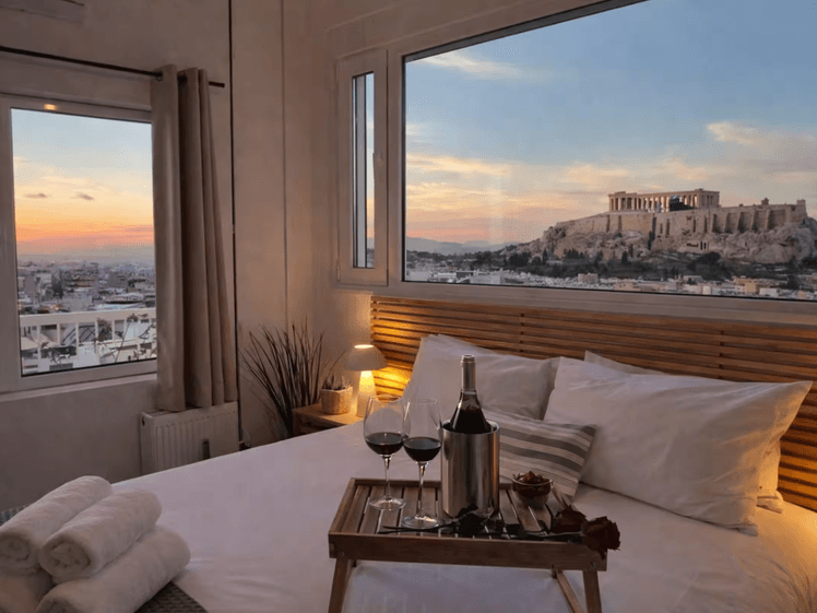 10 Athens Airbnbs With Breathtaking Views of the Acropolis