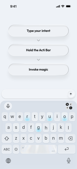 Acti Puts AI Agents Directly into Your Smartphone Keyboard
