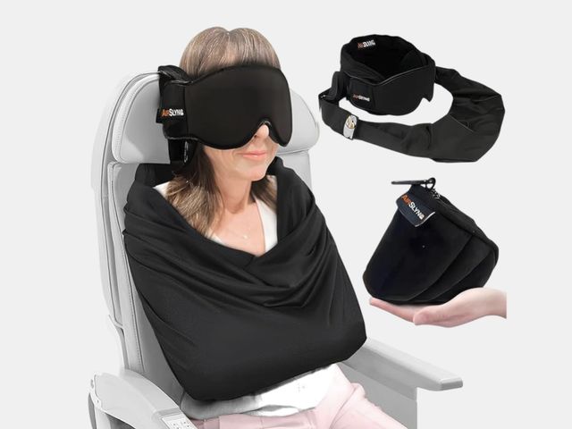 AirSlyng Review: This Travel Accessory Is My Secret for Sleeping on the Plane—And It's Only $40