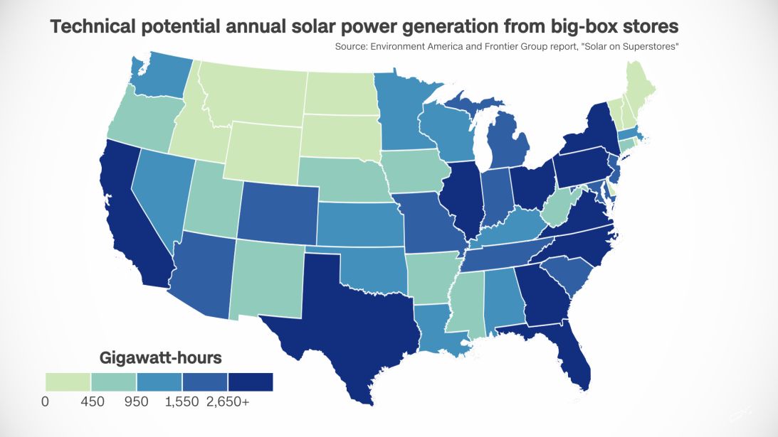 Big-box Stores Could Help Slash Emissions and Save Millions by Putting Solar Panels on Roofs. Why Aren't More of Them Doing It?