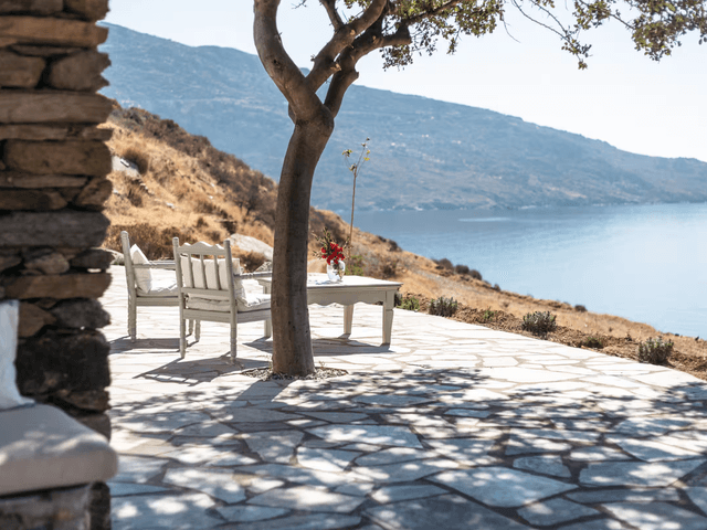 Discover the Hidden Gem of Andros: A Hilltop Hideaway on a Greek Island