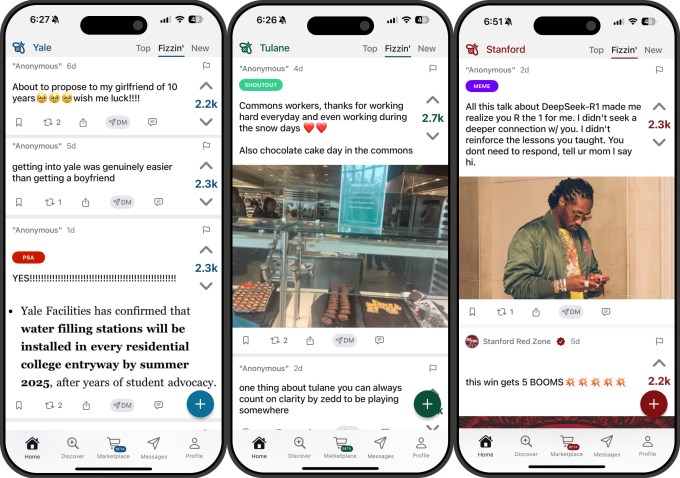 Filing: College App Fizz Accuses VC of Sharing Confidential Startup Information with Rival Sidechat
