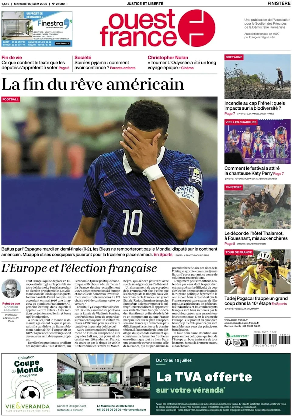 French Media React with Scorn to World Cup Exit: L'Equipe Hands Out Brutal Player Ratings