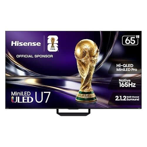 Hisense U7 QLED TV: Get This 65-Inch TV for 43% Off Its Lowest Price Ever
