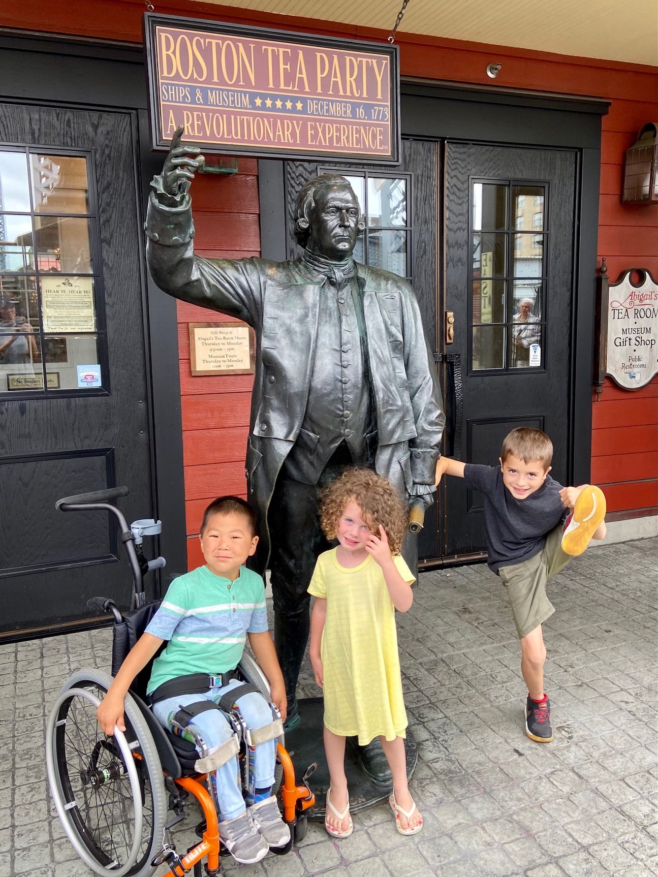 How We Spent Our Family Vacation in Boston: One Wheelchair, Three Kids, and Four Days
