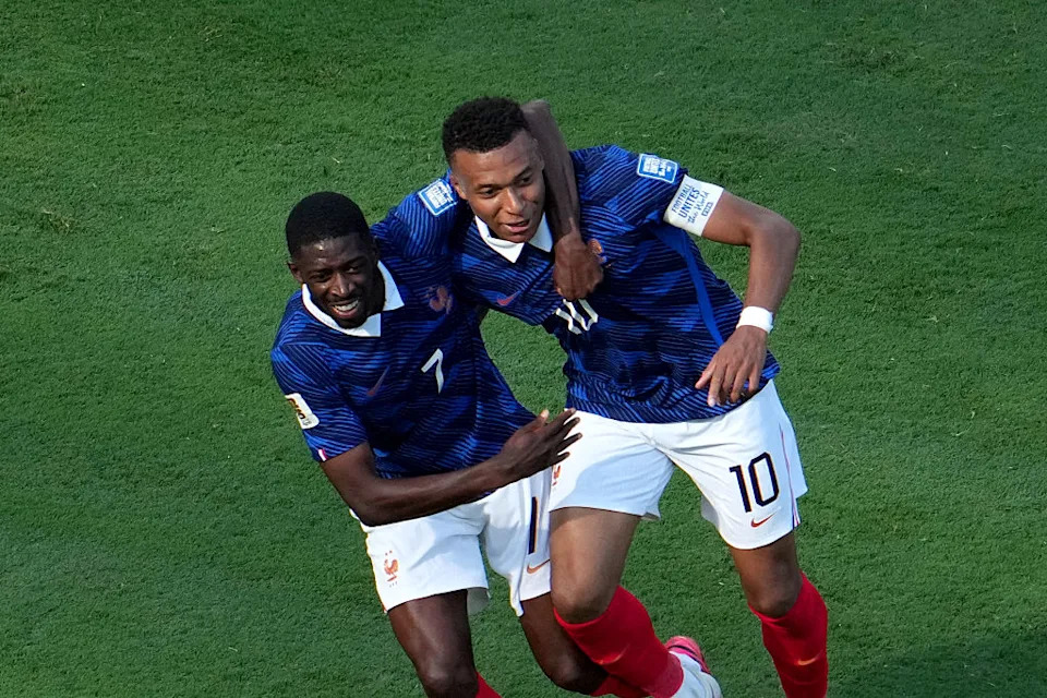 Mbappé and Dembélé Outscore 45 Sides at World Cup, Eye Record