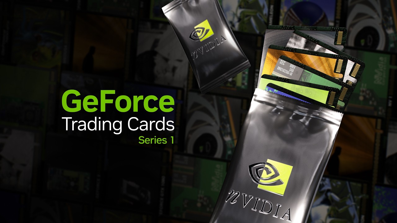 Nvidia Announces GeForce-Themed Trading Cards, a Nostalgic Tribute to its Iconic Past