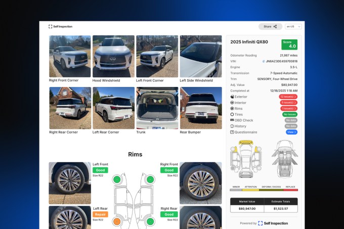Sheryl Sandberg Leads $10 Million Investment in AI-Powered Vehicle Inspection Service