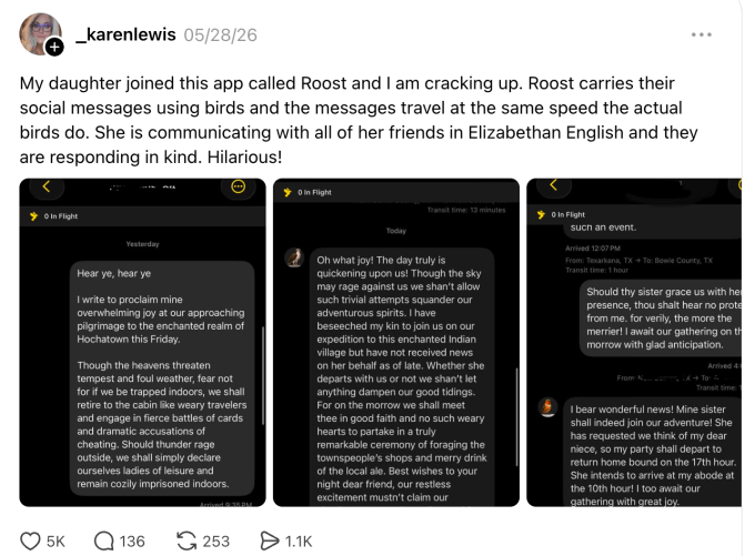 ‘Slow-cial’ App Roost Revolutionizes Messaging with a Unique Twist