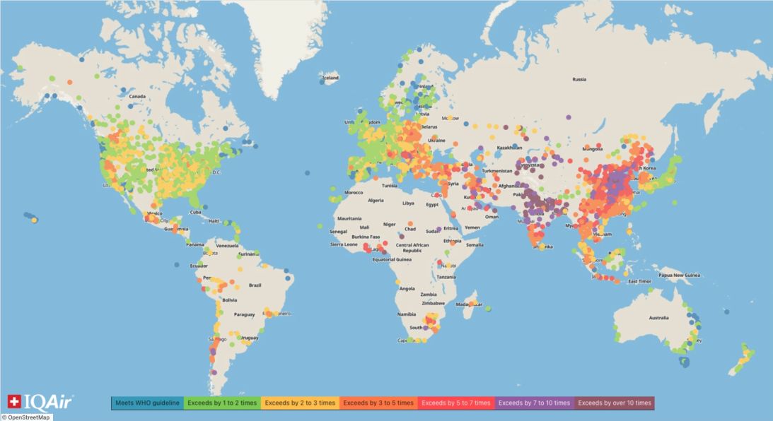 These Were the Best and Worst Places for Air Quality in 2021, New Report Shows