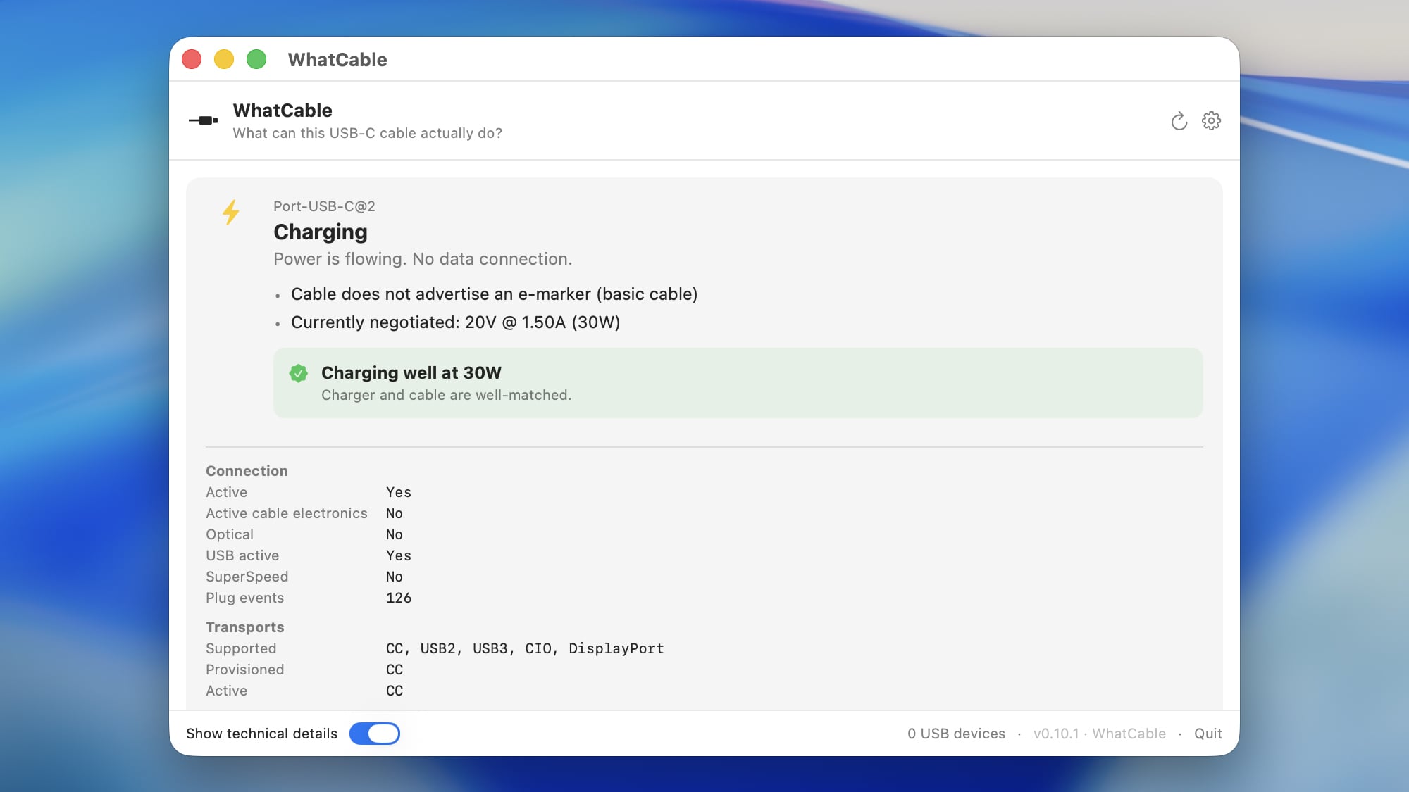 This Free Mac App Can Explain Why Your USB-C Cable Is Charging So Slowly