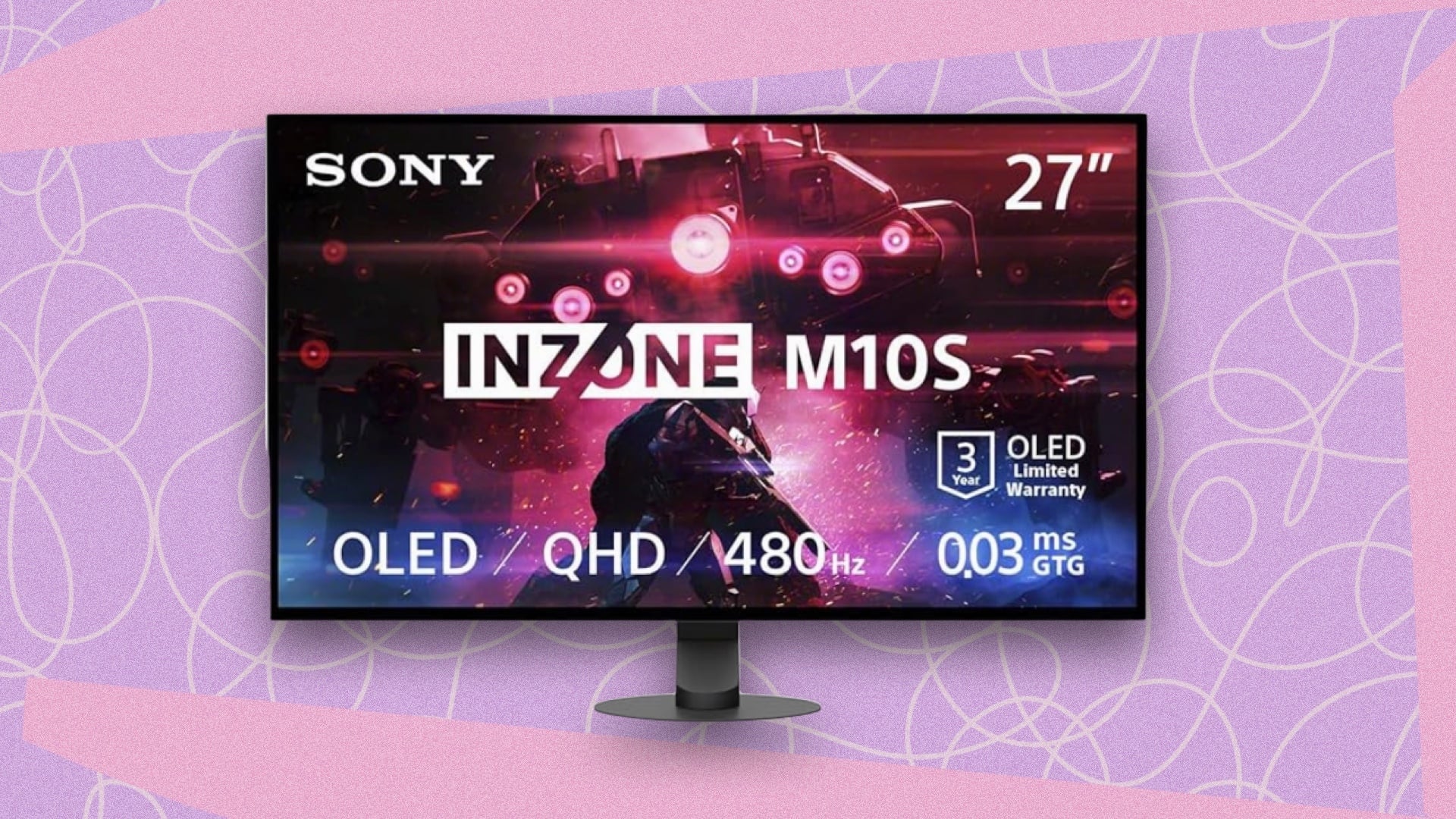Get the Sony INZONE M10S 27-Inch OLED Gaming Monitor for $300 Off Right Now